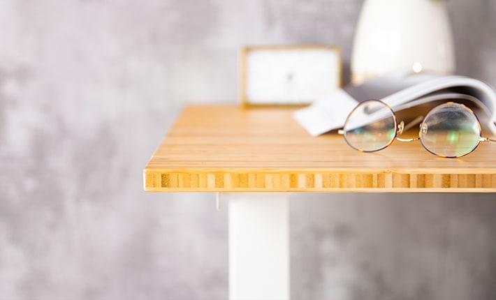 天然竹天板（カーブ型/長方形）| FlexiSpot 公式ストア