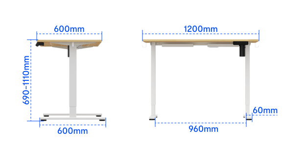 FLEXISPOT（EF1B、足茶・天板付、昇降デスク） 電動昇降式デスク・EF1 Basic | FlexiSpot 公式ストア